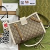 Gucci Padlock Mini GG White Shoulder Bag