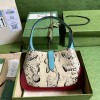 Gucci jacki 1961 snake skin effect bag