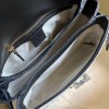 Gucci white medium GG handle bag