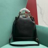 Gucci GG Diana Small Bucket Black Leather Bag