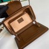 Gucci GG mini bag clasp closure in beige & ebony