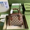 GUCCI Diana bamboo handle Bag