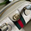 Gucci Ophidia GG mini beige top handle duffle bag