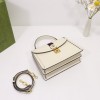 Gucci Ophidia small all white top handle bag