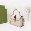 Gucci Ophidia small all white top handle bag