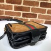 Gucci Ophidia Suede Saddle Bag 523658