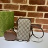 Gucci Men Interlocking G mini tote brown bag