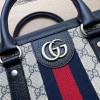 Gucci Ophidia large tote blue leather bag