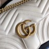 Gucci GG Marmont White Bag 443497