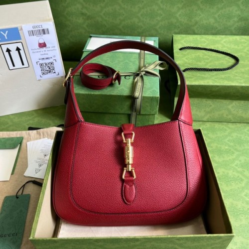 Gucci Jackie red hobo bag