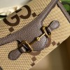 Gucci Mini Horsebit GG Jumbo shoulder bag