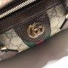 Gucci gg supreme brown handle bag