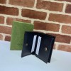 Gucci Diana card case wallet in black leather