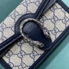 Gucci dionysus super mini double blue flap bag