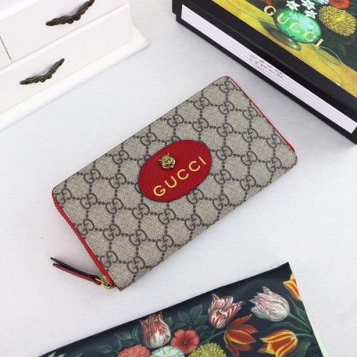 Gucci long red wallet