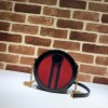 Ophidia mini GG round shoulder bag Red velvet