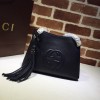 Gucci Soho Small Tote Bag Black 387043