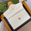 GUCCI Small GG Dahlia White Yellow Shoulder Bag