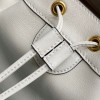 Gucci GG Diana Small Bucket White Leather Bag