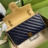 GG Marmont matelassé shoulder bag in multicolor leather