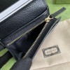 Gucci Black Leather Card Case Wallet