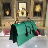 Gucci Dionysus medium top handle bag green leather