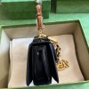 Gucci Bamboo 1947 black mini top handle bag