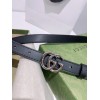 Gucci belt 2cm in black