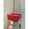 Gucci GG Marmont Small Red Leather Bag