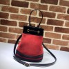 Gucci Ophidia bucket bag in red leather