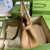 Gucci Dahlia brown leather shoulder bag