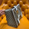 Gucci Padlock Small GG White Shoulder Bag