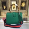 Gucci Dionysus medium top handle bag green leather