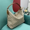 Gucci hobo canvas handle bag