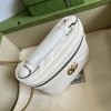 GG Marmont mini white top handle bag