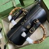 GUCCI DIANA Black Leather Crossbody Bag
