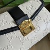 Gucci white medium GG shoulder bag