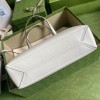 Gucci Dahlia Medium Tote Double G White Bag