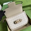 Gucci Horsebit 1955 small beige / white Bag