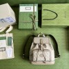 Gucci Beige White Backpack