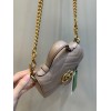 Gucci GG Marmont Small Beige Leather Bag