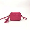 Gucci GG Soho disco shoulder bag in pink 21cm