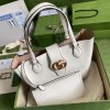 Gucci Dahlia Medium Tote Double G White Bag