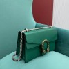 Gucci medium dionysus green leather bag