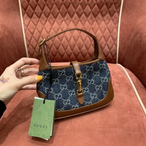 Gucci Denim shoulder bag small size