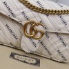 Gucci x Balenciaga The Hacker Project Small White Marmont Bag