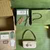 Gucci Horsebit 1955 white shoulder bag