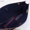 Gucci Rajah Large Suede Navy Tote
