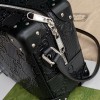 Gucci Black GG Embossed Shoulder Bag