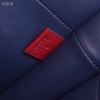 Gucci Rajah Large Suede Navy Tote